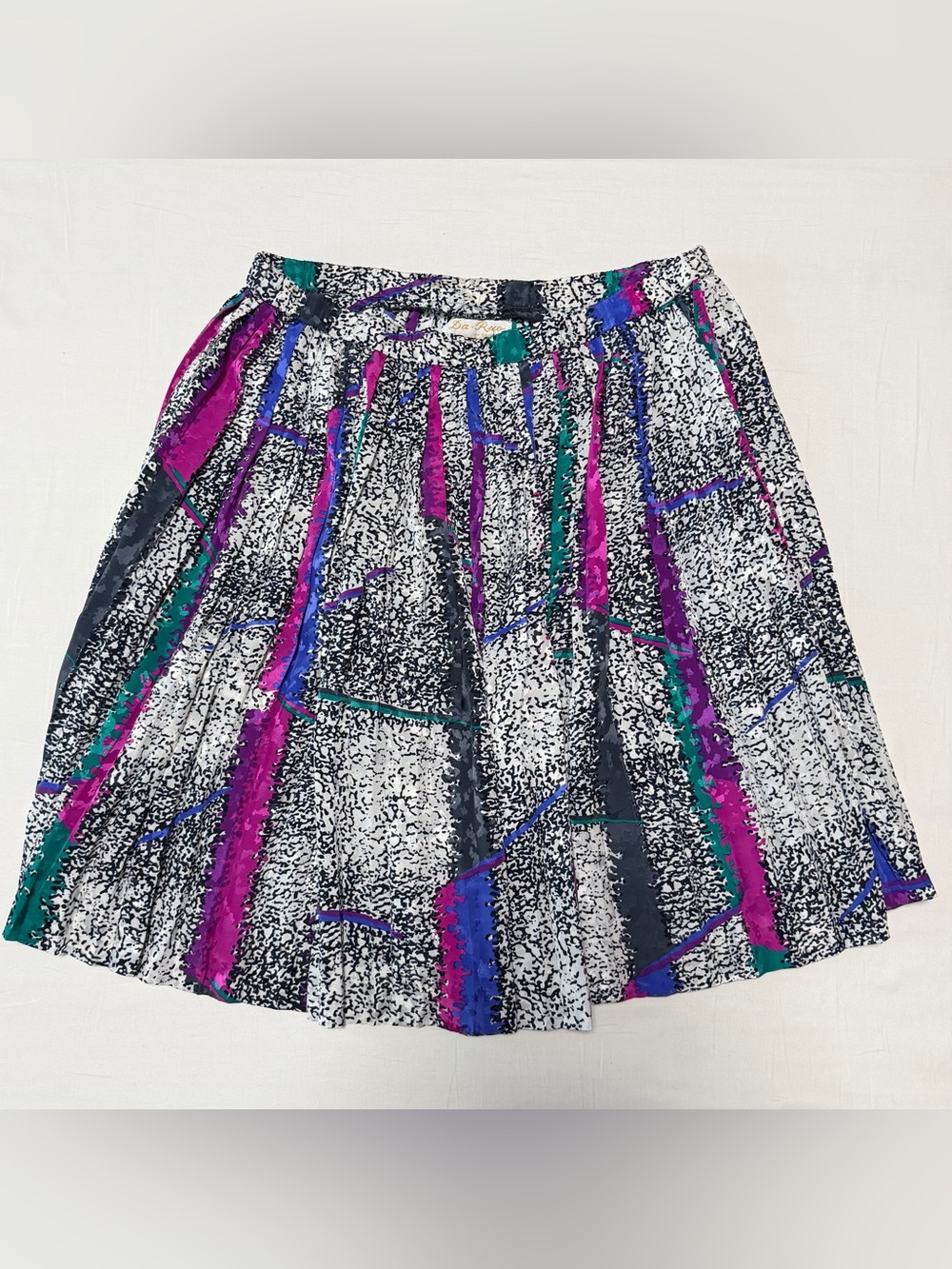 Vintage 80s Tailored by Da-Rue Pleated Skirt